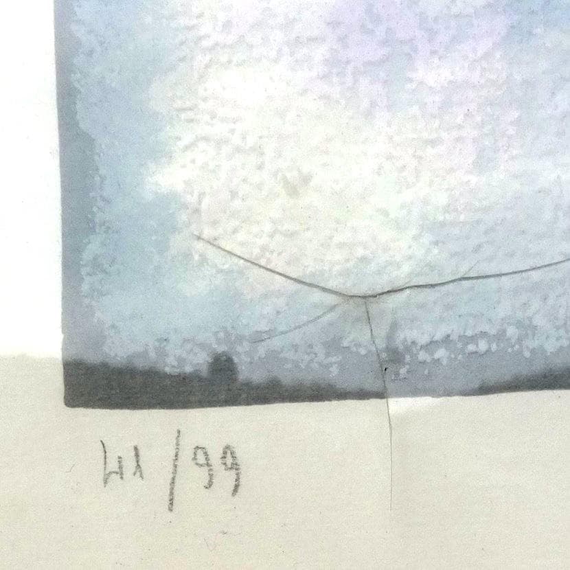 歳末最終大特価！　送料サービス！　イタリア製額＆スクリーン印刷絵画