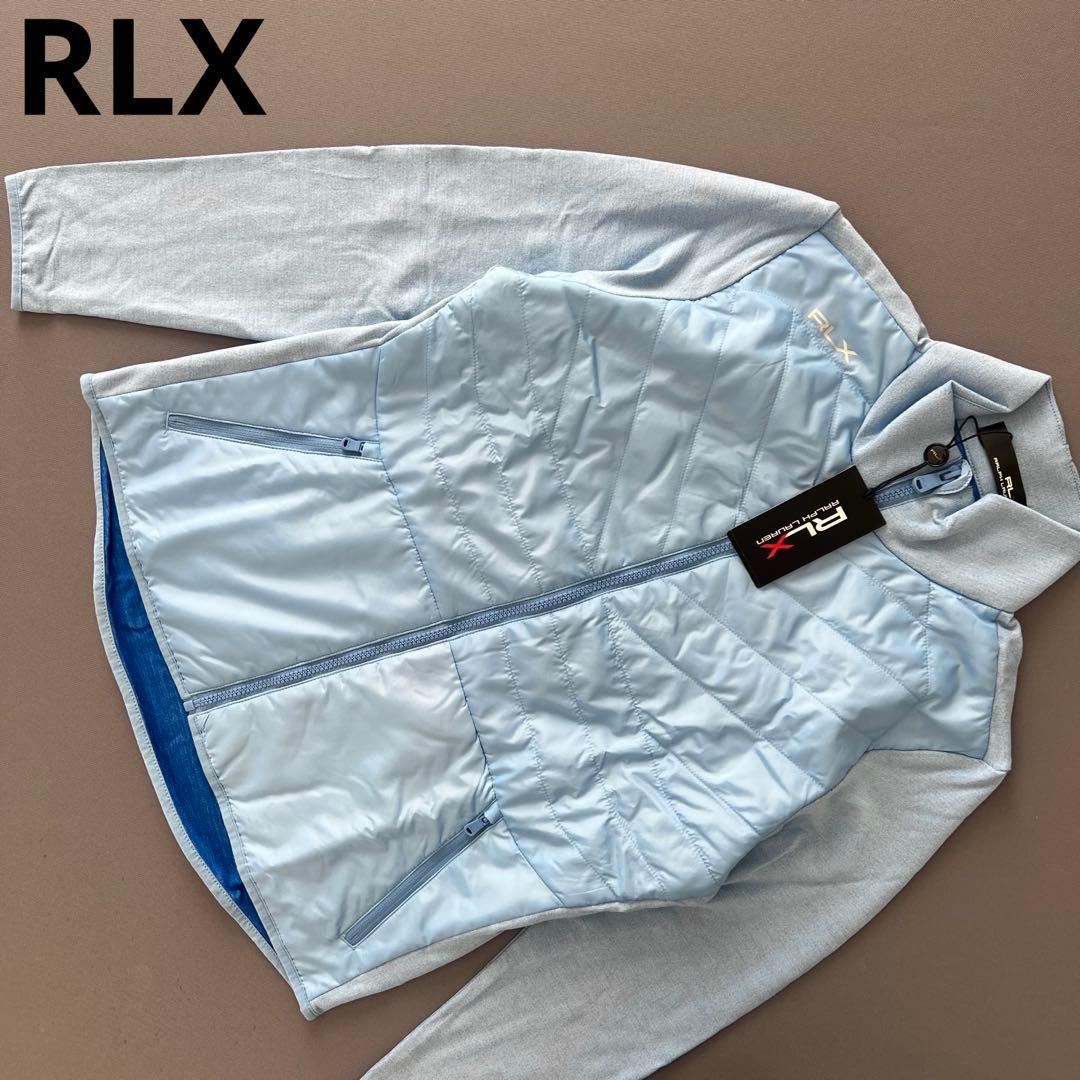 【未使用】RLX アールエルエックス　ダウンジャケット　ニット　中綿　レディース