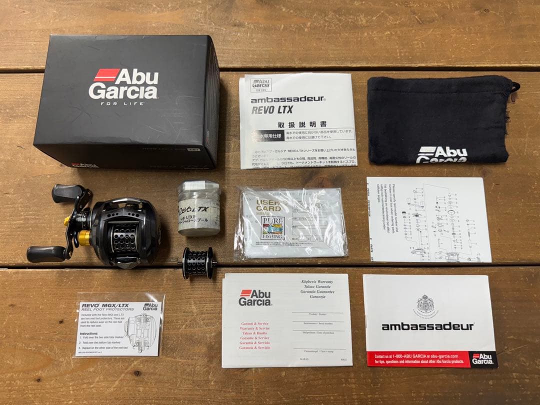 アブ Abu Revo LTX-L レボリール ドラグチューン 左巻き 管釣り