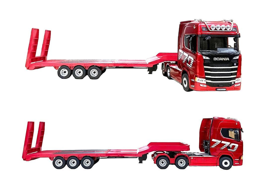 国内在庫品 Huina 1501・1502 スカニア 770S トレーラーセット