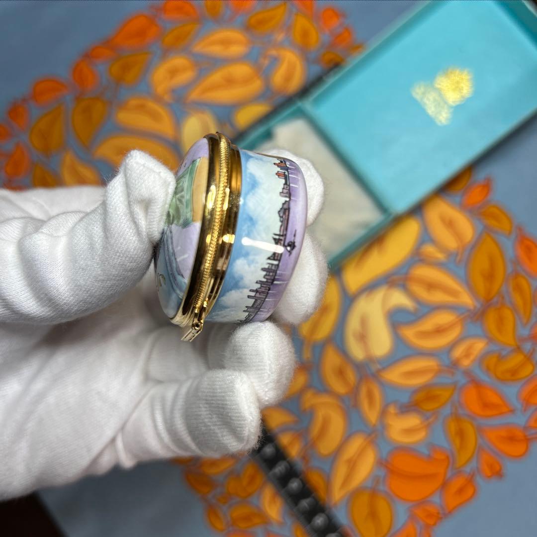 HALCYON DAYS 自由の女神像　ティファニーデザイン　小物入