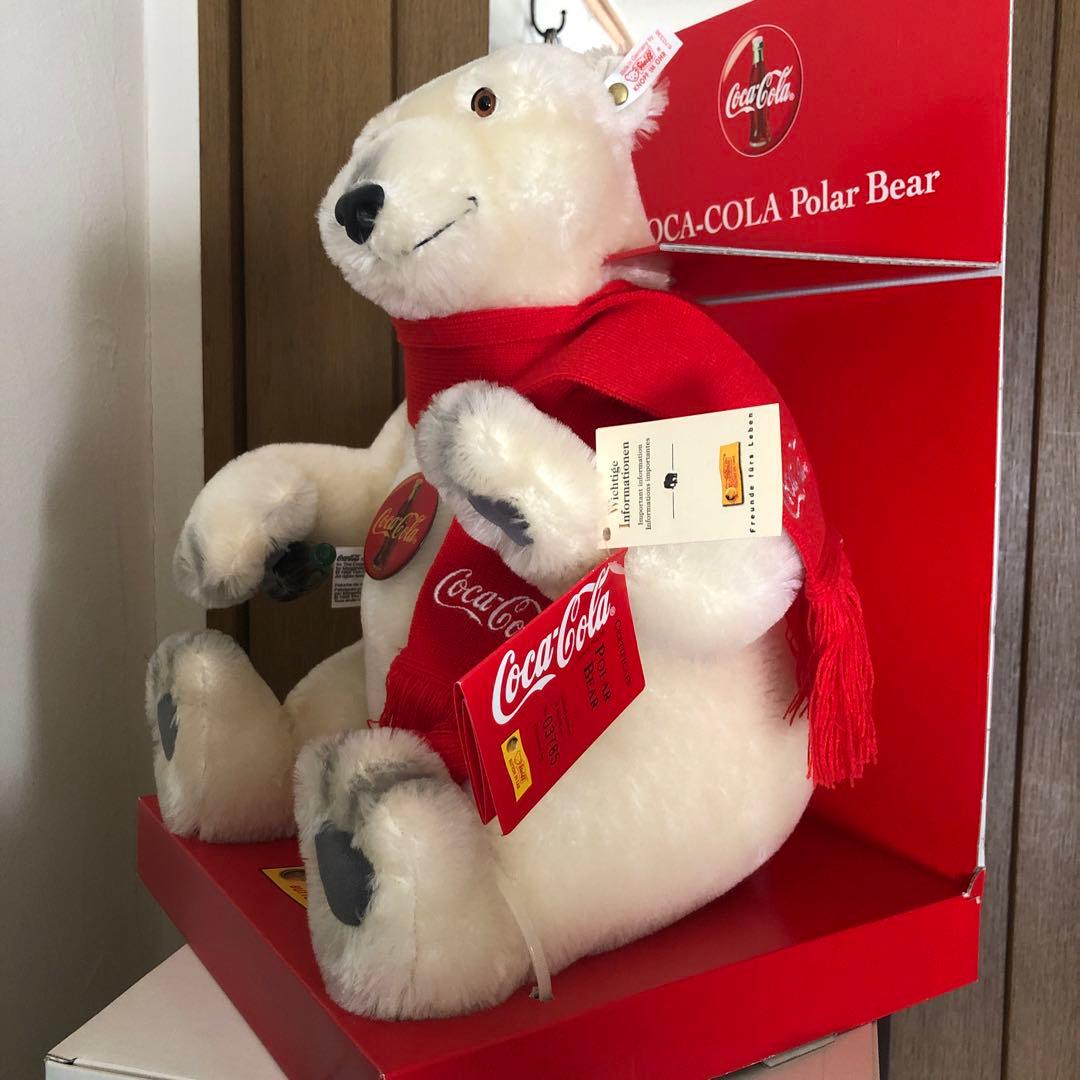 シュタイフ　コカコーラコラボ　ポーラベア