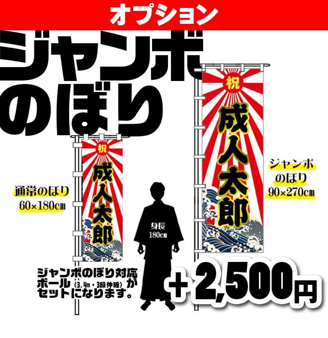リンダマン　卒業式のぼり旗