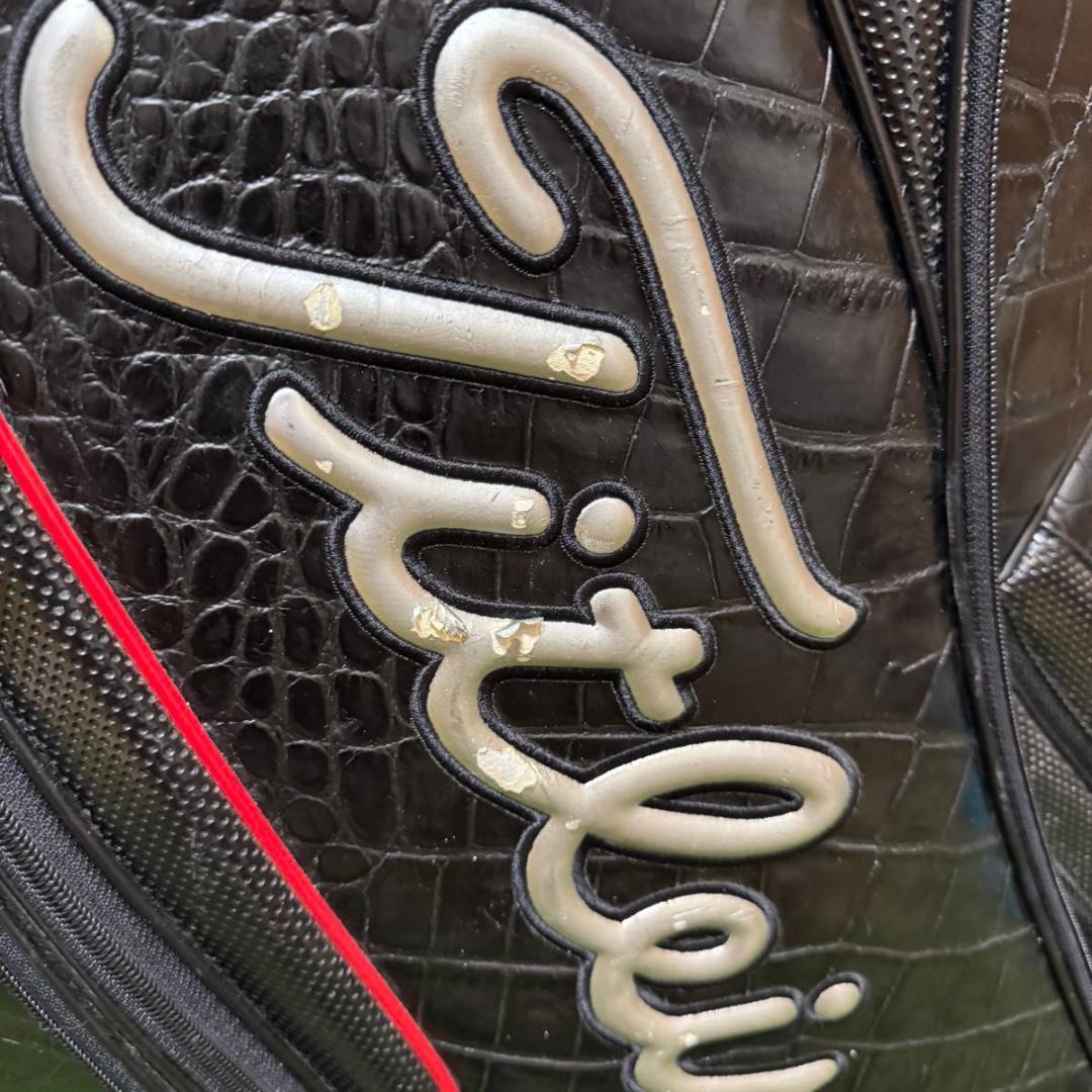 Titleist タイトリスト 限定品 キャディバッグ ゴルフバッグ 革製