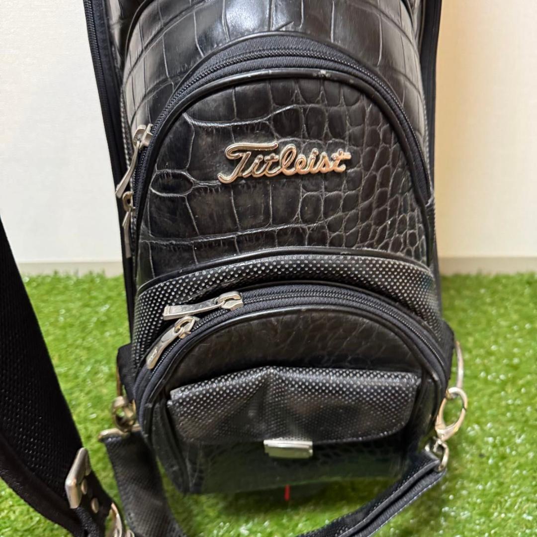 Titleist タイトリスト 限定品 キャディバッグ ゴルフバッグ 革製