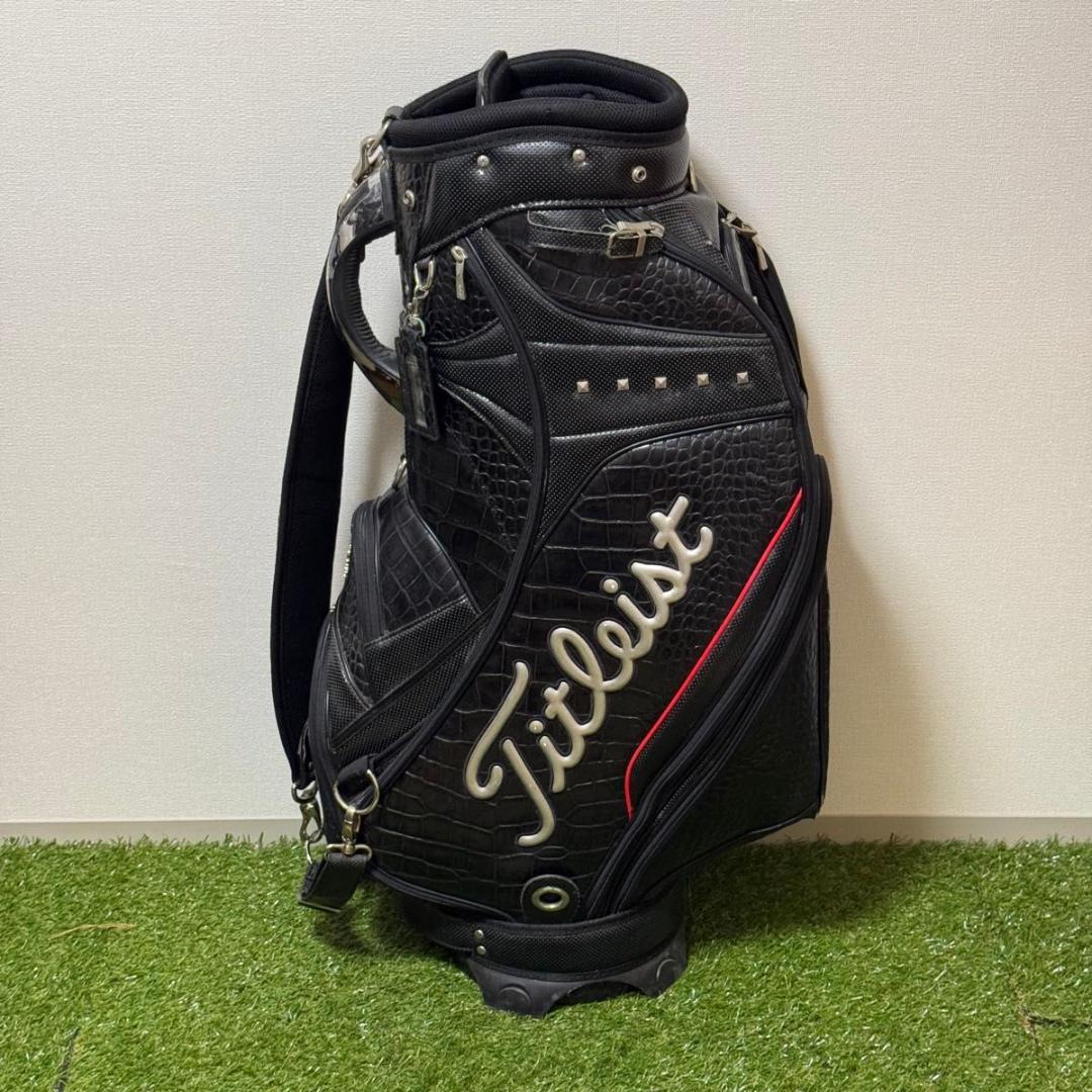 Titleist タイトリスト 限定品 キャディバッグ ゴルフバッグ 革製