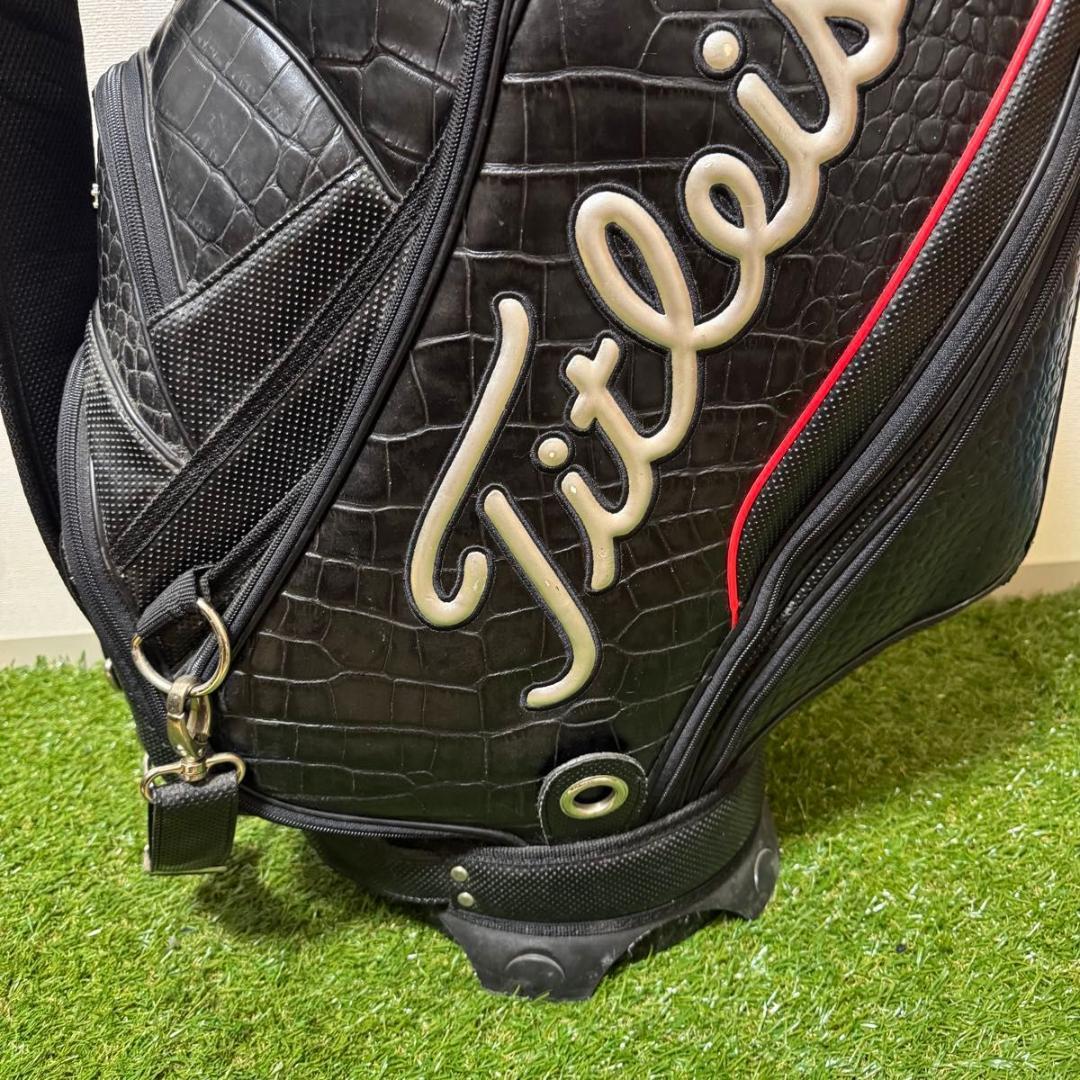 Titleist タイトリスト 限定品 キャディバッグ ゴルフバッグ 革製
