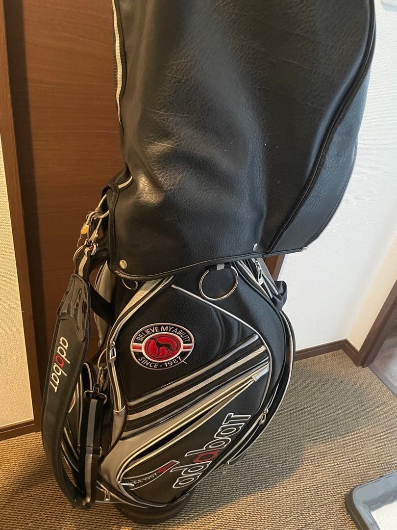 adabat キャディバッグ 黒/白