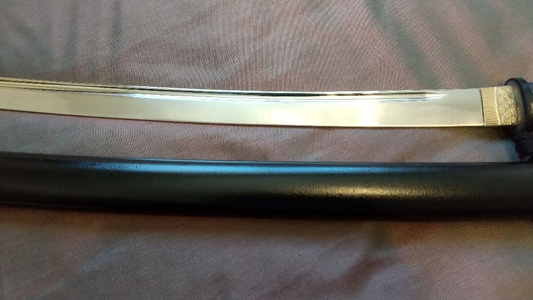 【鶴姫一文字風】模造刀 樋入り刀身 刀剣 喰出し鍔 模擬刀 日本刀