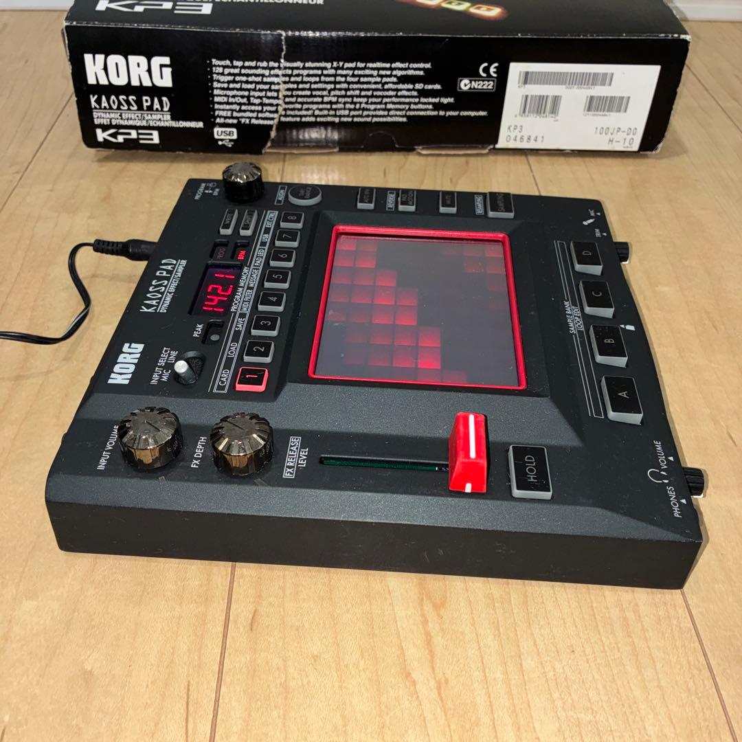 フルセット　KORG KAOSS PAD エフェクトサンプラーKP3動作確認済