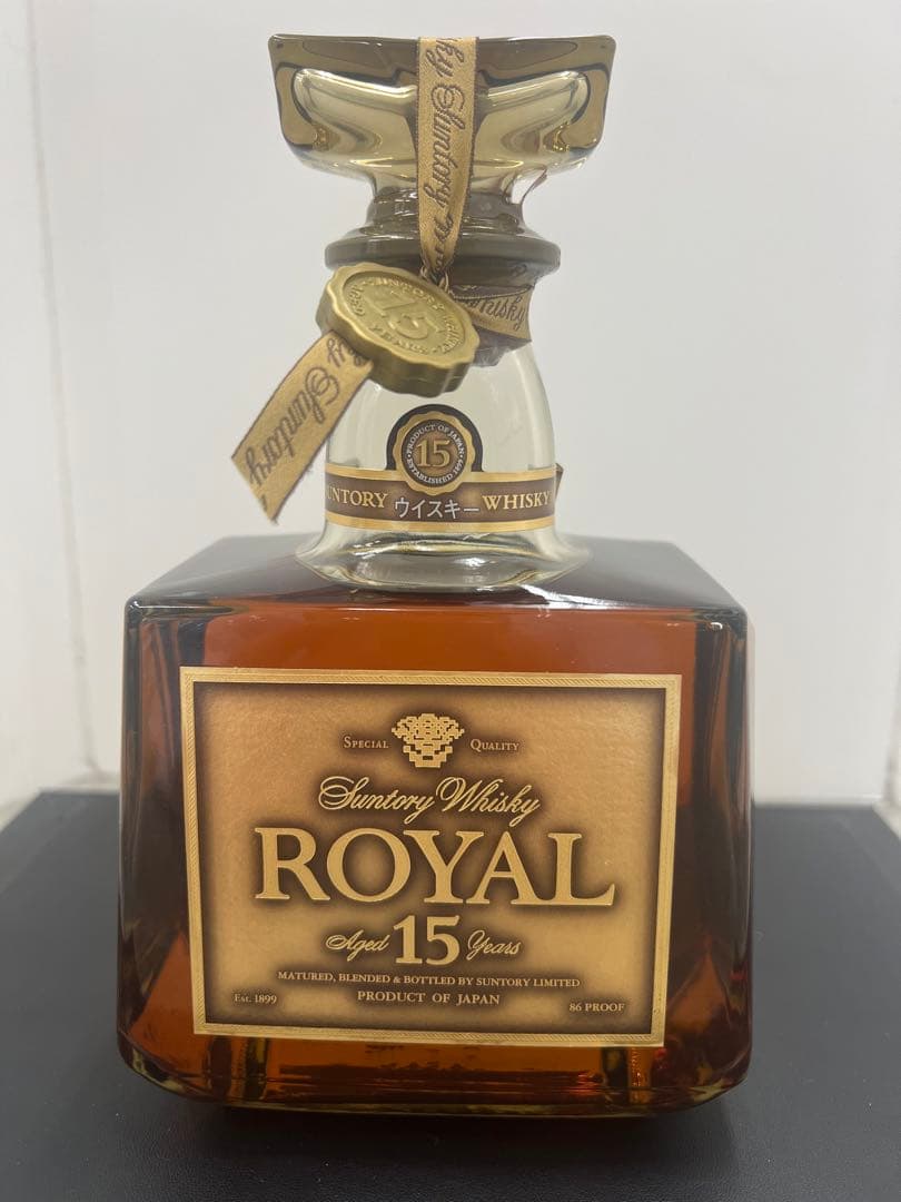 サントリー ローヤル 15年 ゴールドラベル suntory  極美品