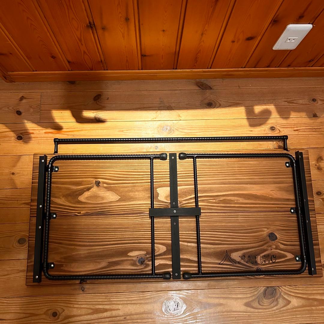 No.554 アイアンローテーブル オルテガテーブル　ネイティブ柄