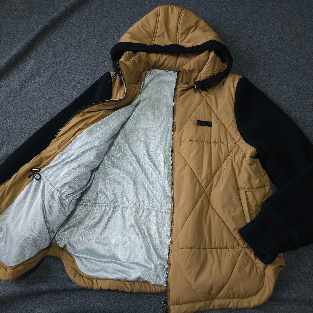 【ランバンスポール】2WAY 人気ラバーロゴ 長袖ゴルフ中綿ブルゾンジャケットL