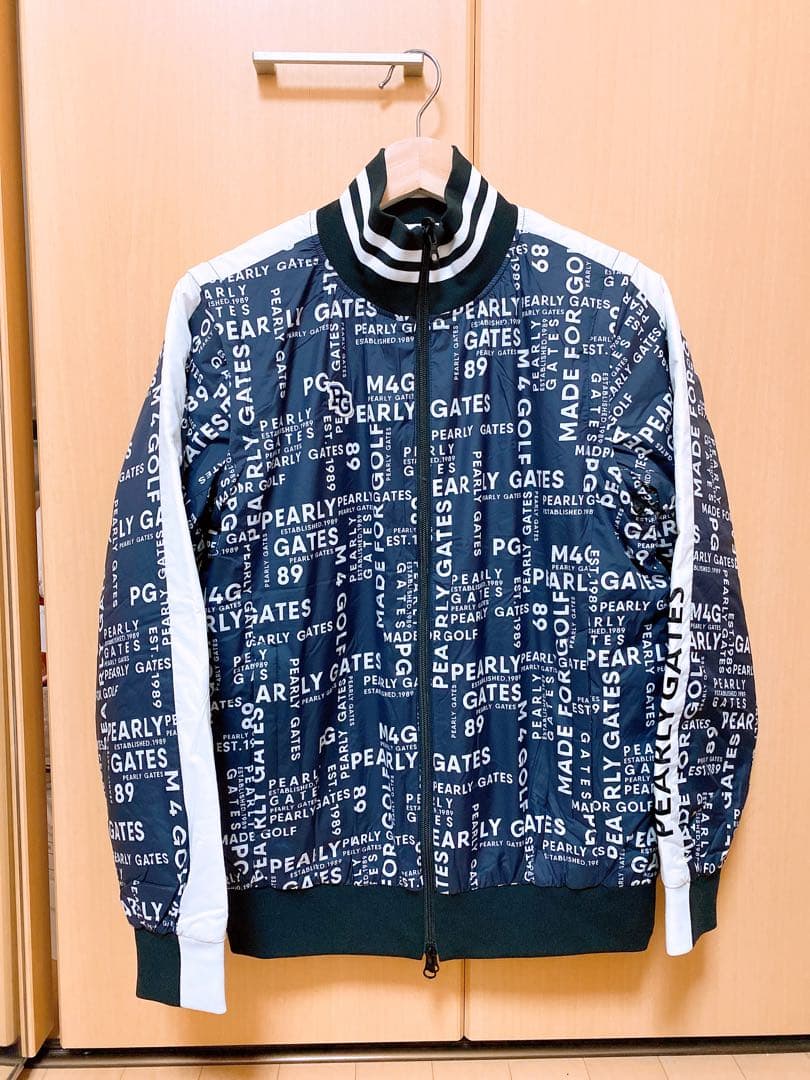 新品♡ パーリーゲイツ リバーシブル ベスト 4way 中綿 ダウン 総柄