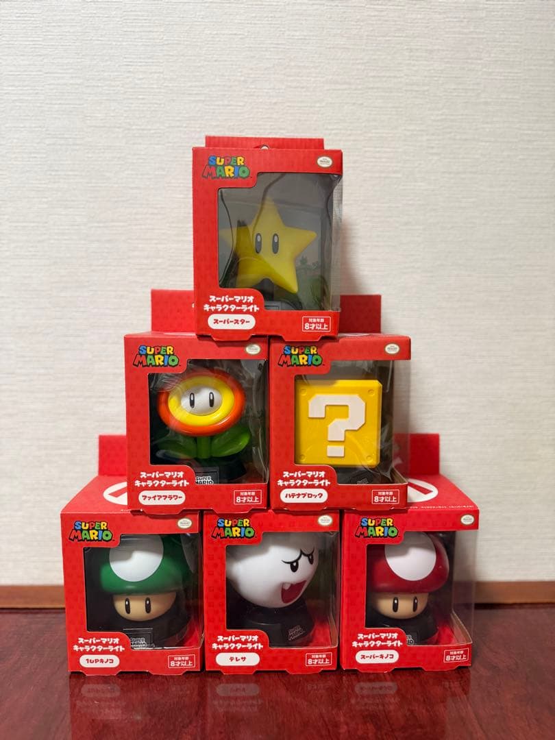 スーパーマリオ 発光フィギュアセット 6体
