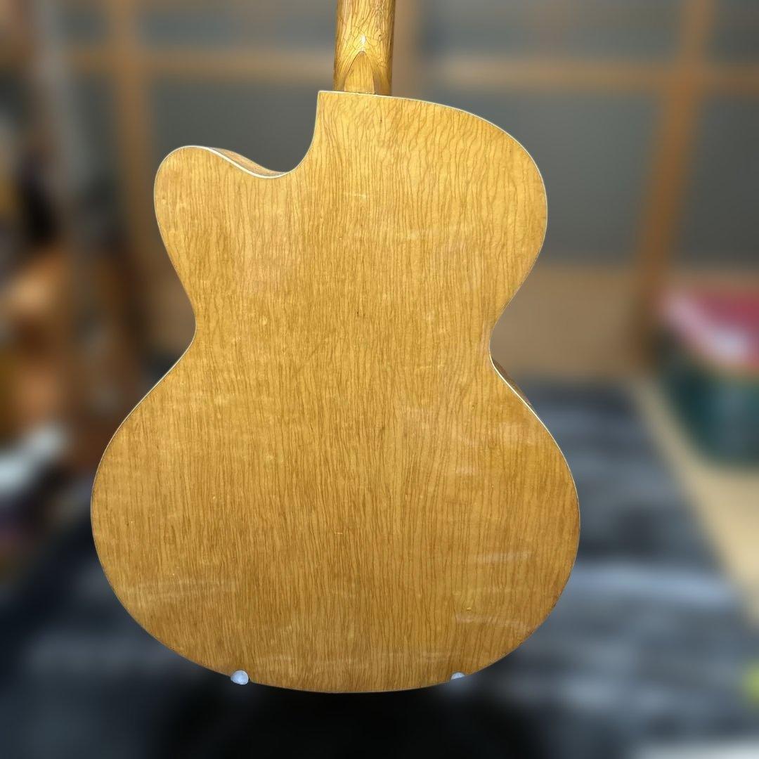 TEISCOセミホロウボディ 3ピックアップフルアコギター 日本製