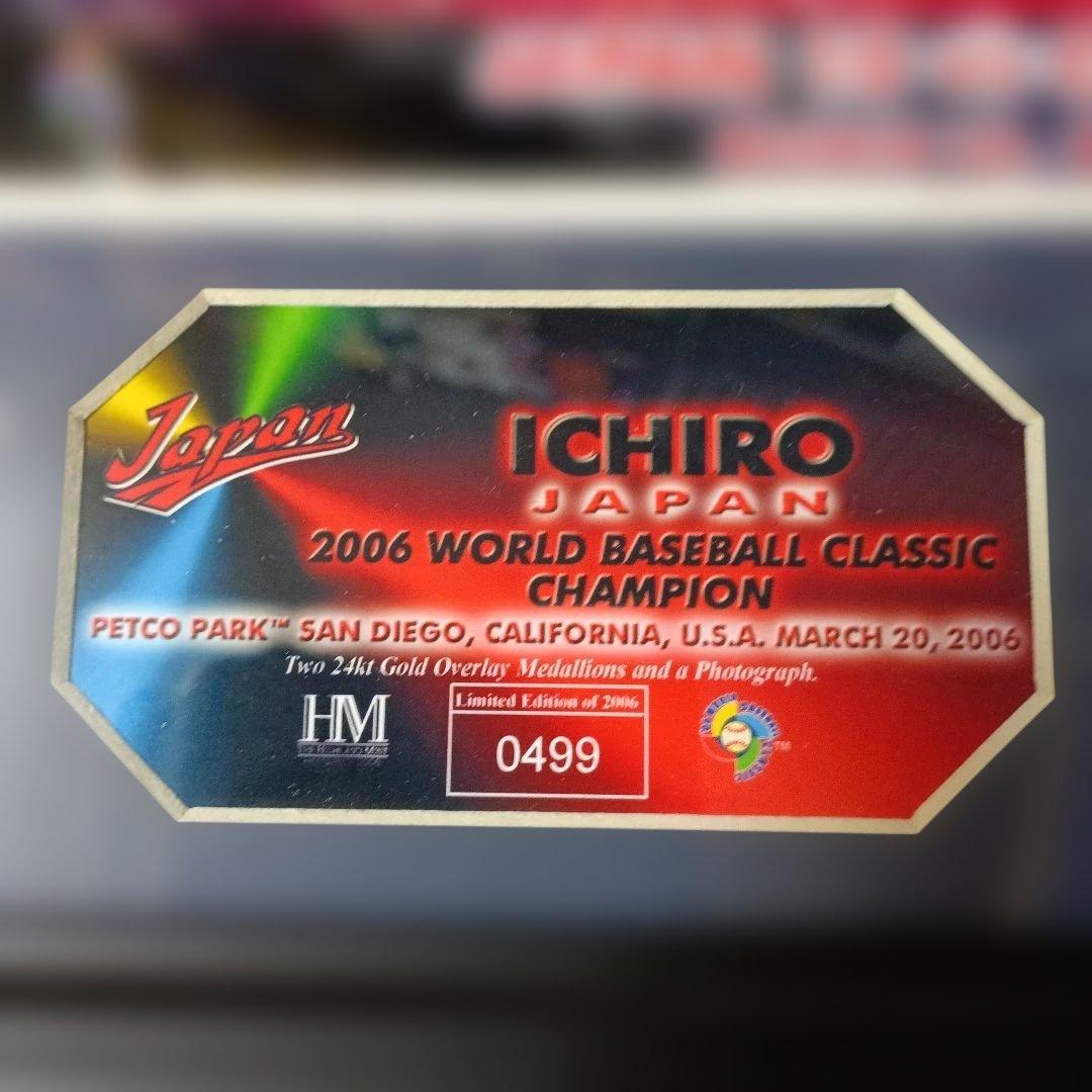 イチローWBC 2006年ワールドベースボールクラシックフォトプラーク1つ