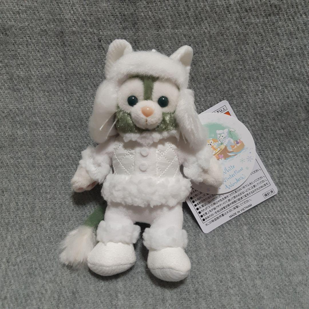 ホワイトウィンタータイムワンダーズ 　ジェラトーニ　ぬいぐるみバッジ　ディズニー