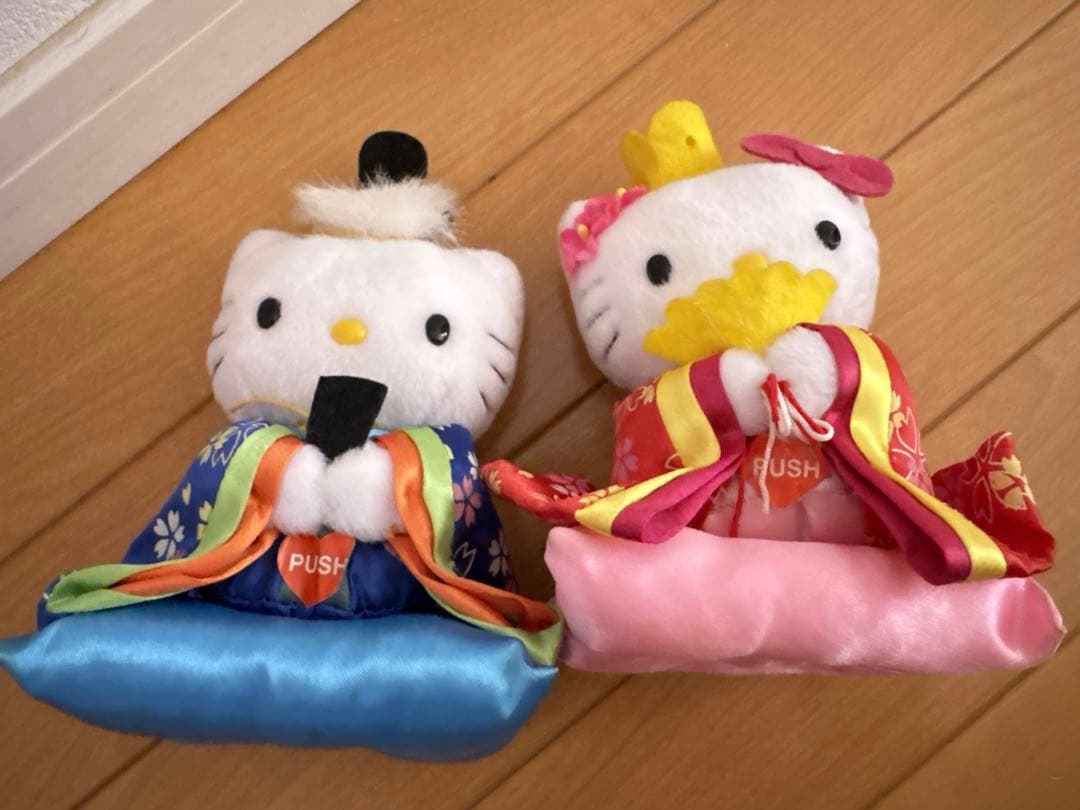 ハローキティ キティちゃん ダニエル ひな祭り お雛様 ぬいぐるみセット お手玉