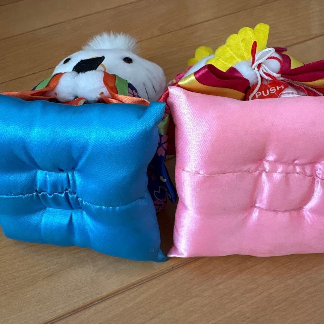 ハローキティ キティちゃん ダニエル ひな祭り お雛様 ぬいぐるみセット お手玉