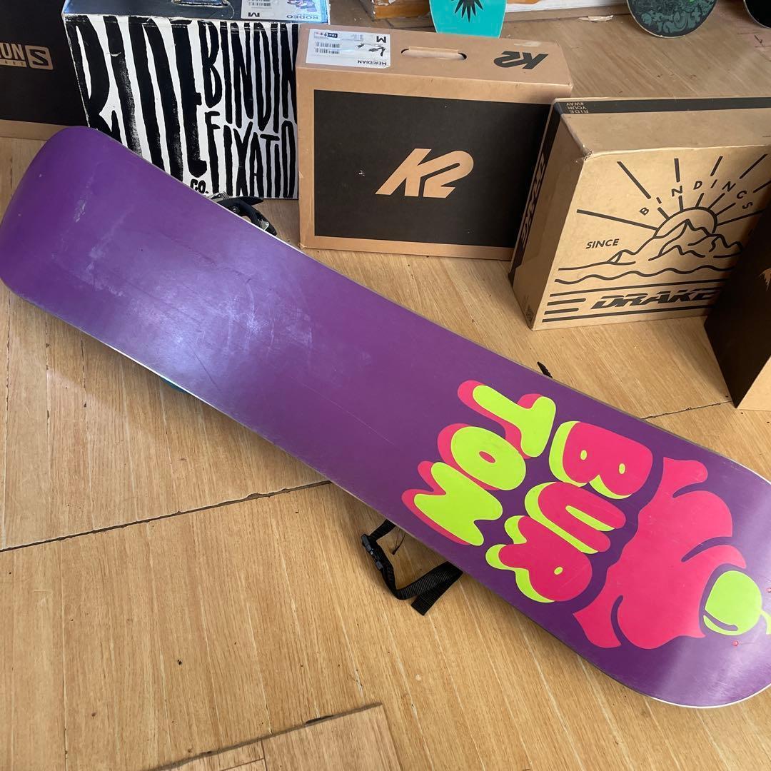 BURTON　キッズスノーボードセット　125cm　バートン　バイン付4点セット