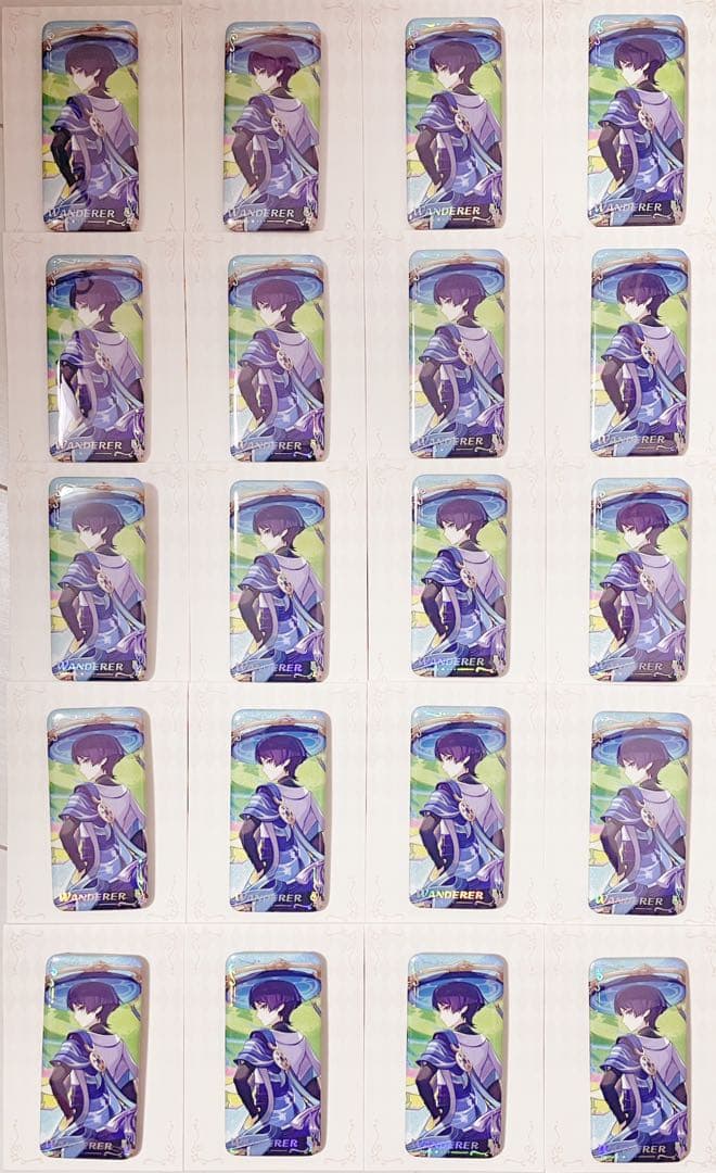 原神 放浪者 ロング缶バッジ 20個セット