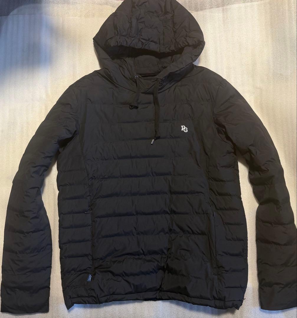 パーリーゲイツ 中綿ダウン黒 ブリーフィング FR2 PGG ゴルフ パーカー