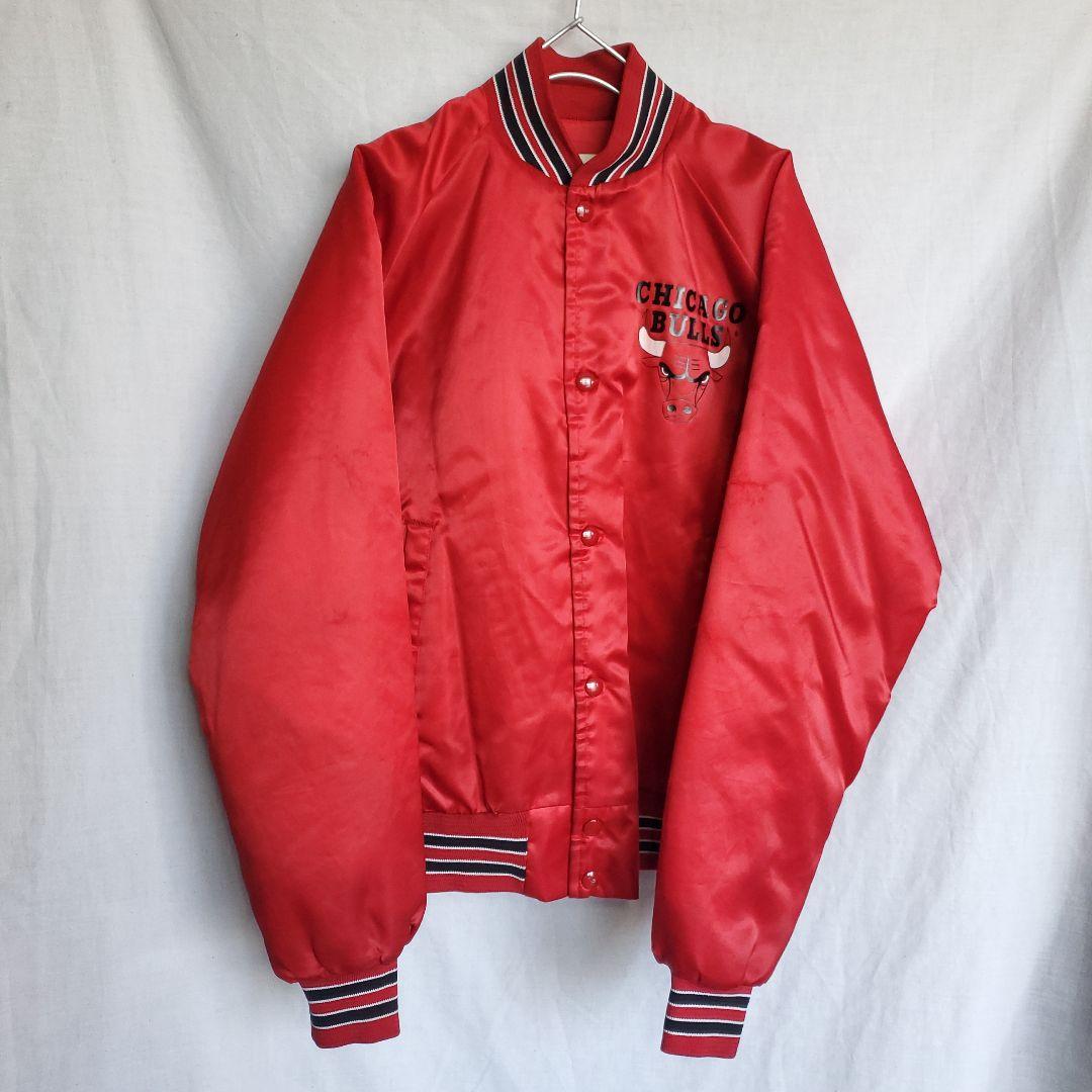 ブルズ BULLS スタジアムジャンパー ジャケット 牛 スタジャン 赤