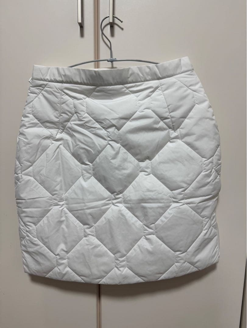リンドバーグ　ホワイト キルティングジャケット&スカート　上M下S セットアップ