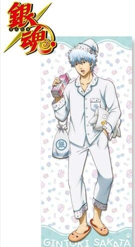 銀魂　銀時　パジャマ柄　ビッグタオル　タオル　タペストリー