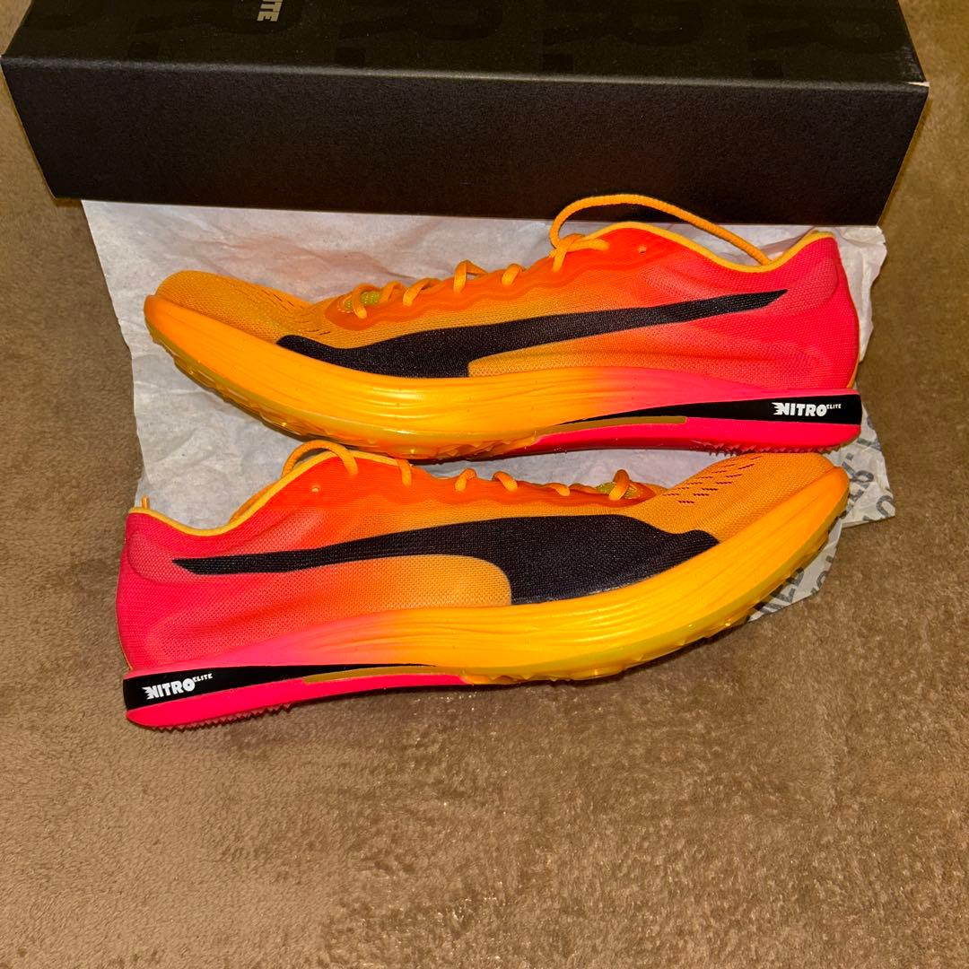 【超美品】プーマ エヴォスピード ロングディスタンス ニトロ エリート