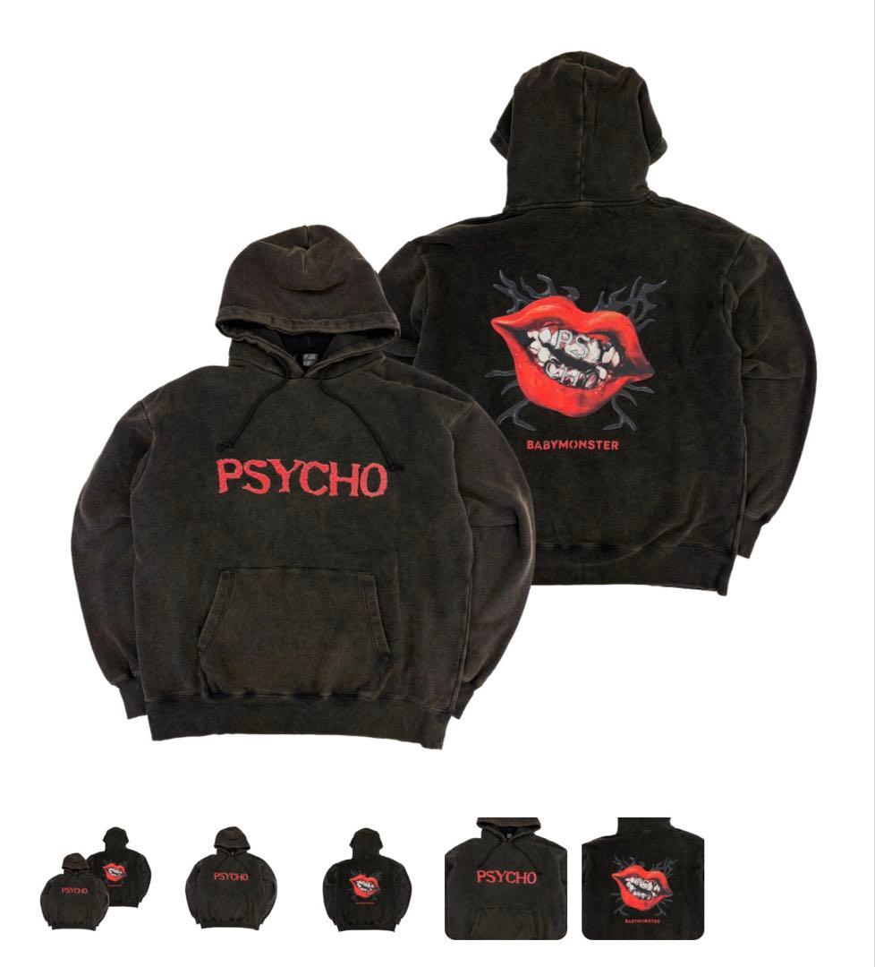 BABYMONSTER PSYCHO パーカー　黒M