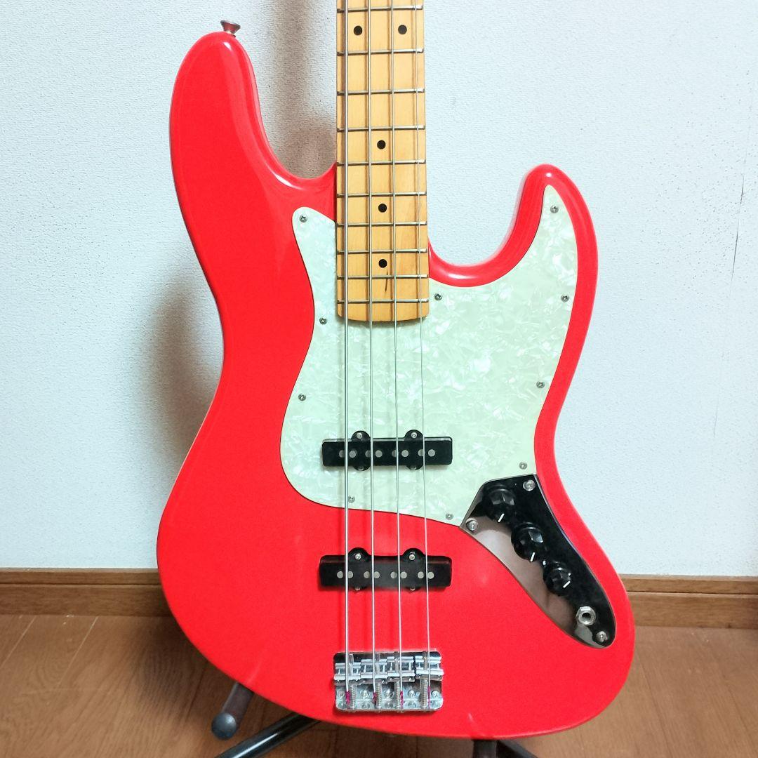 Vintage　ジャズベースタイプ　エレキベース　オレンジ色