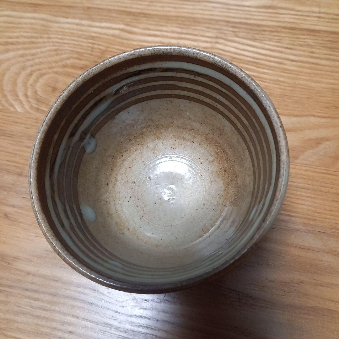 人間国宝　加藤土師萌先生　湯呑茶碗　美術骨董品　共箱識箱無し　陶印有り　象嵌