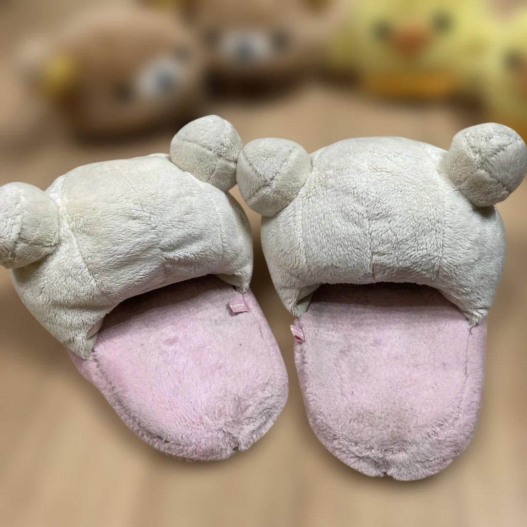 リラックマ　コリラックマ　キイロイトリ　スリッパ　ぬいぐるみ　2014 レア