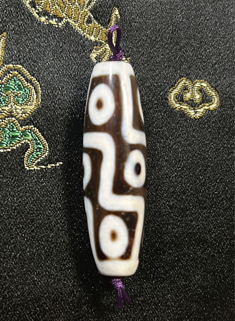 九眼天珠　ハンドメイド品／送料込　匿名発送／チベット　天珠　お守り