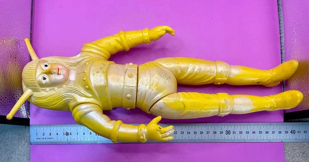 当時物 マグマ大使 ソフビ人形 ブルマァク希少品マルサンM1号ジャイアントサイズ