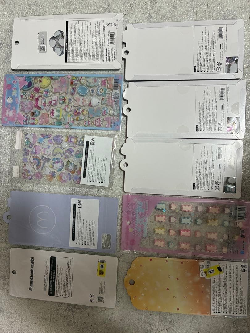 ボンボンドロップシールなどのシール10点セット