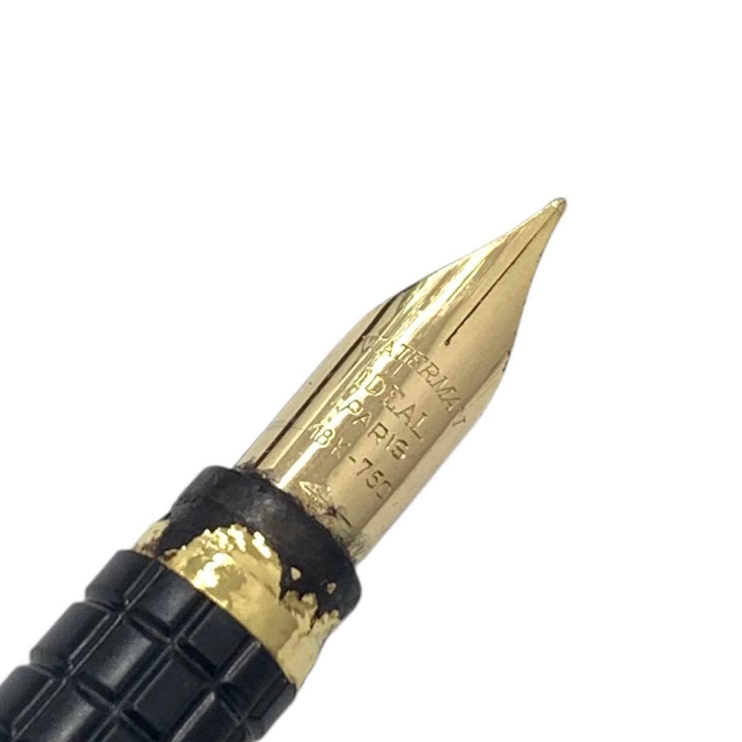 ウォーターマン IDEAL 18K 750 ペン先 万年筆 ブラック
