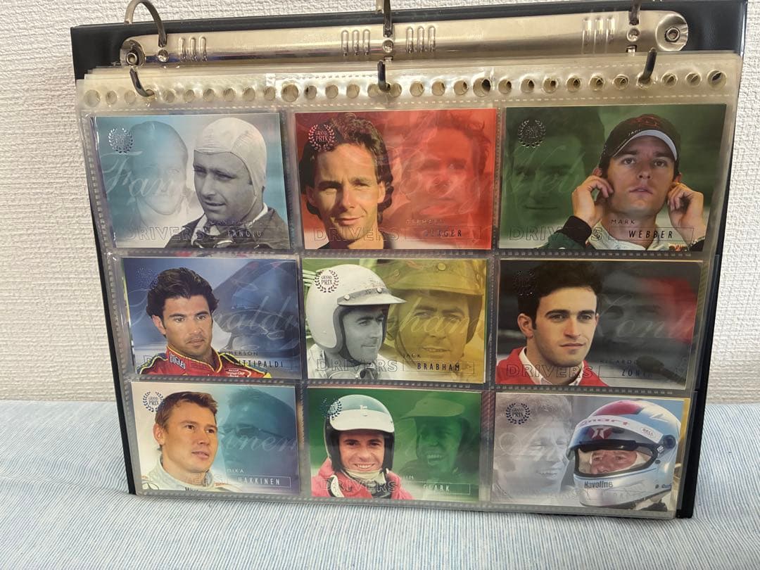 F1 Futera Grand Prix 145枚トレカ、カード入れバインダー付