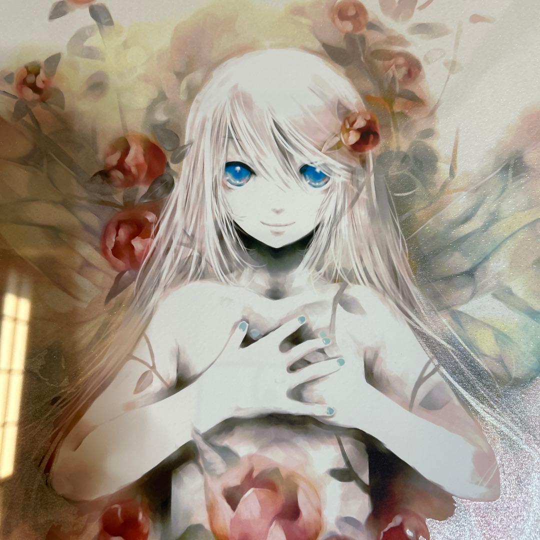 版画 花園 アールビバン　初音ミク絵師　KEI 直筆サイン