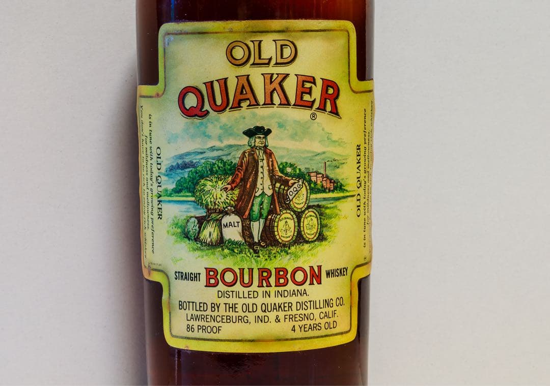 オールド・クェーカー　ストレートバーボン 86プルーフ 4年熟成