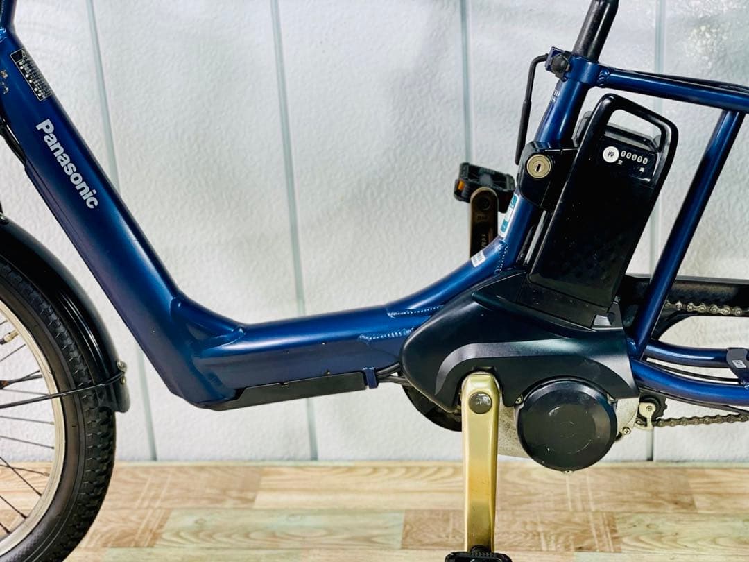 2474パナソニック12アンペア　3人乗り対応子供乗せ　電動アシスト自転車