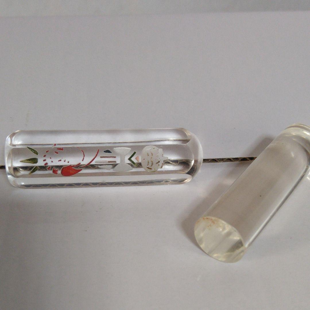 水晶の印鑑用の印石。高級天然石です。