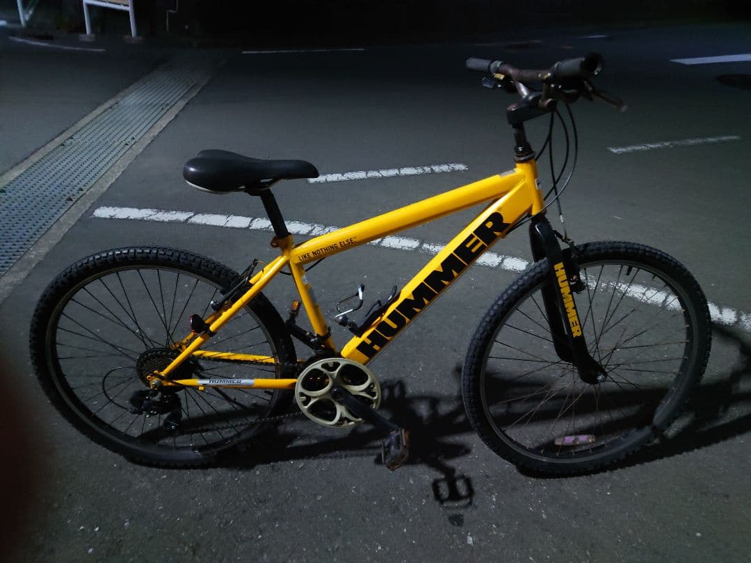 (引取り又はお届けご相談)HUMMER マウンテンバイク26インチ