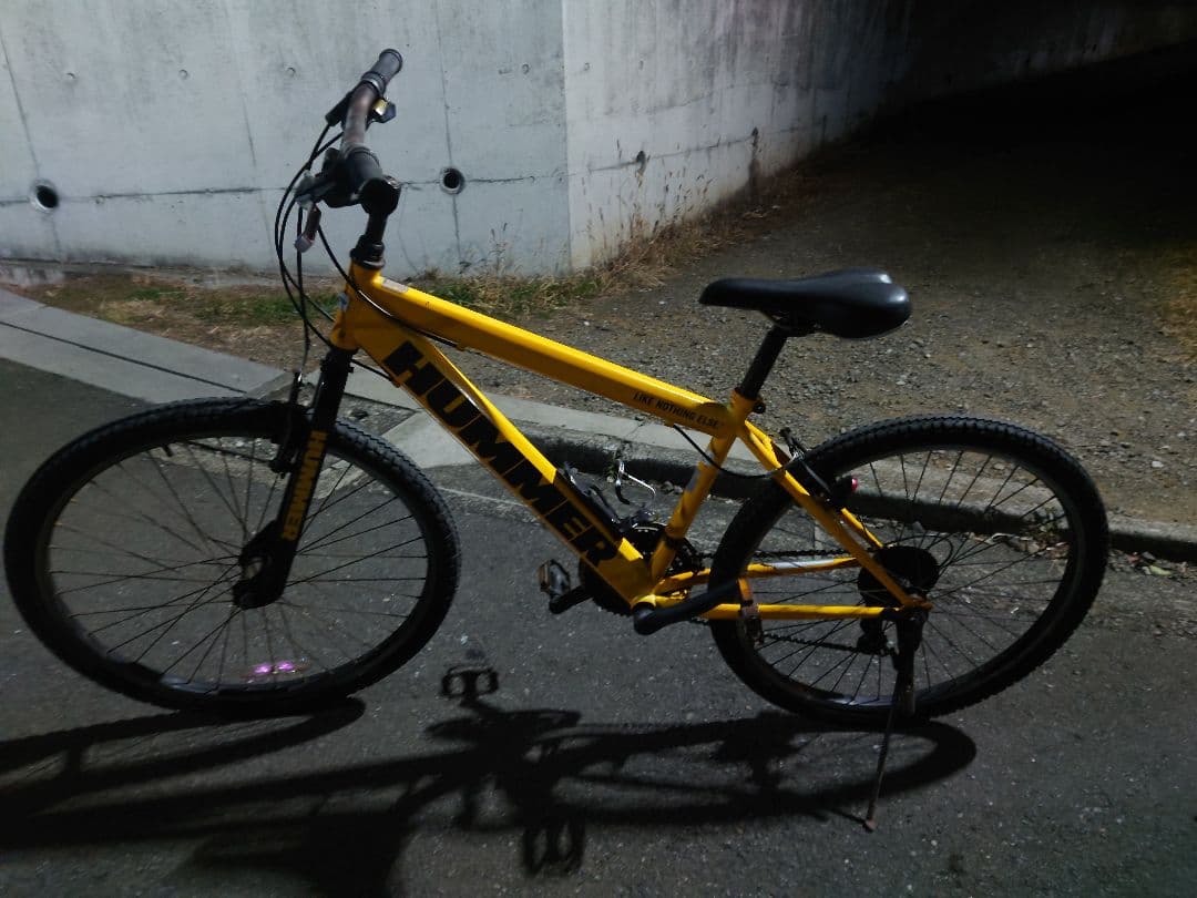 (引取り又はお届けご相談)HUMMER マウンテンバイク26インチ