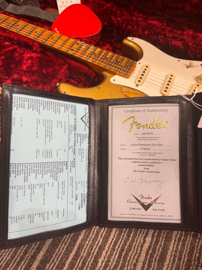 ギター Fender Custom Shop 57 Heavey Relic NAMM