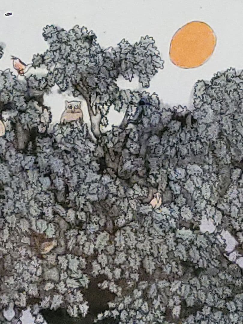 グラハムクラーク★「ちいさなどんぐりから」 192/300部★銅版画彩色