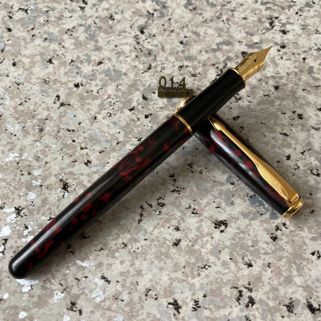#014 オーバーホール済み 万年筆 パーカー SONNET 18k