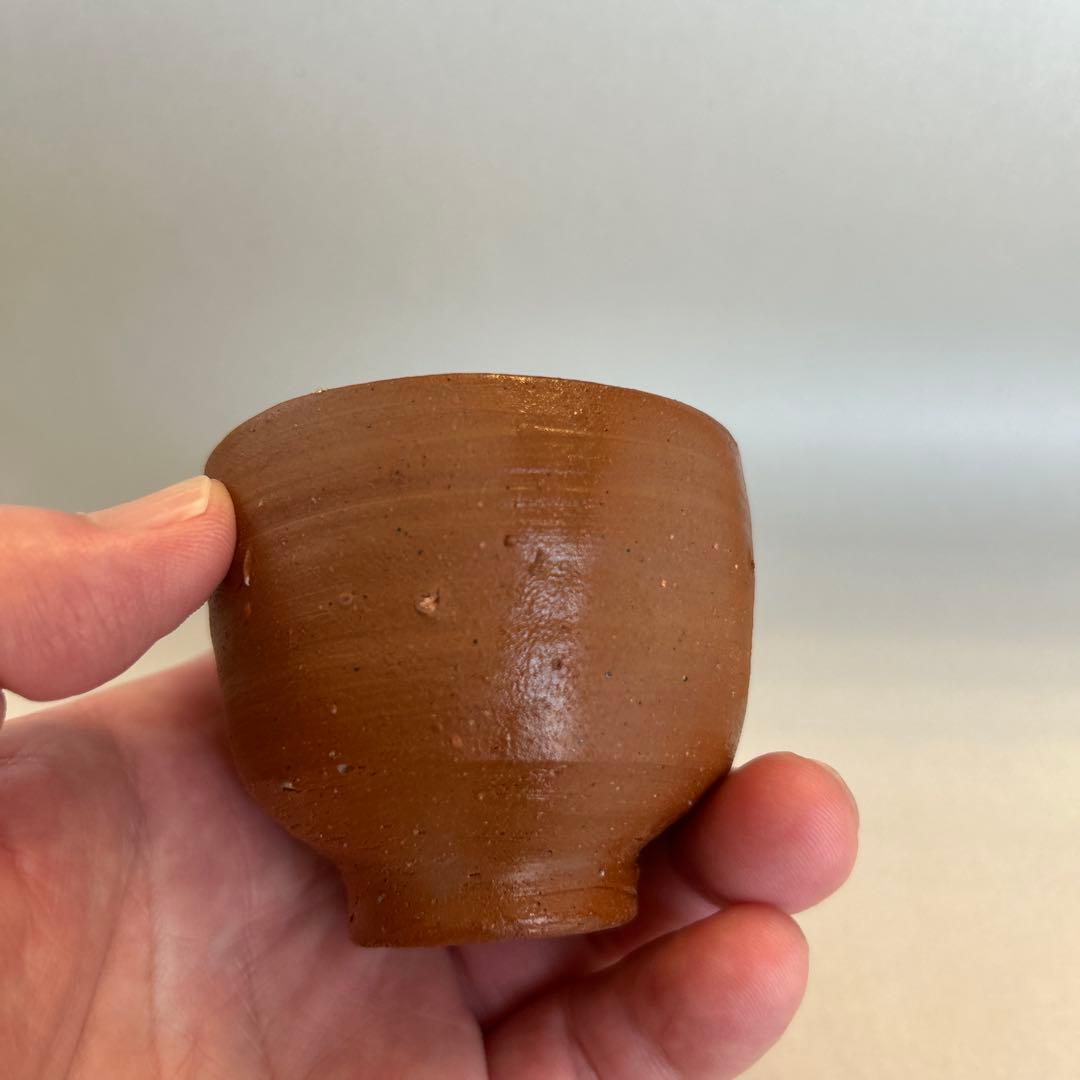 『値引き』【貴重】人間国宝　藤原啓 ぐい吞　 火縄